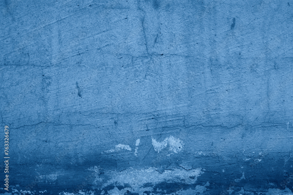 Abstract blue grunge wall texture background