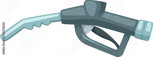 Gas pump gun. Fuel station cartoon icon