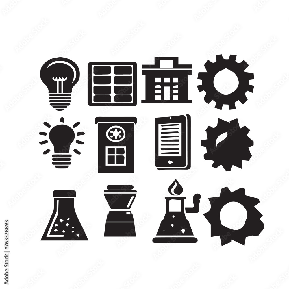 Vetor de trust icons silhouette ,silhouette icon pack ,silhouette icon ...