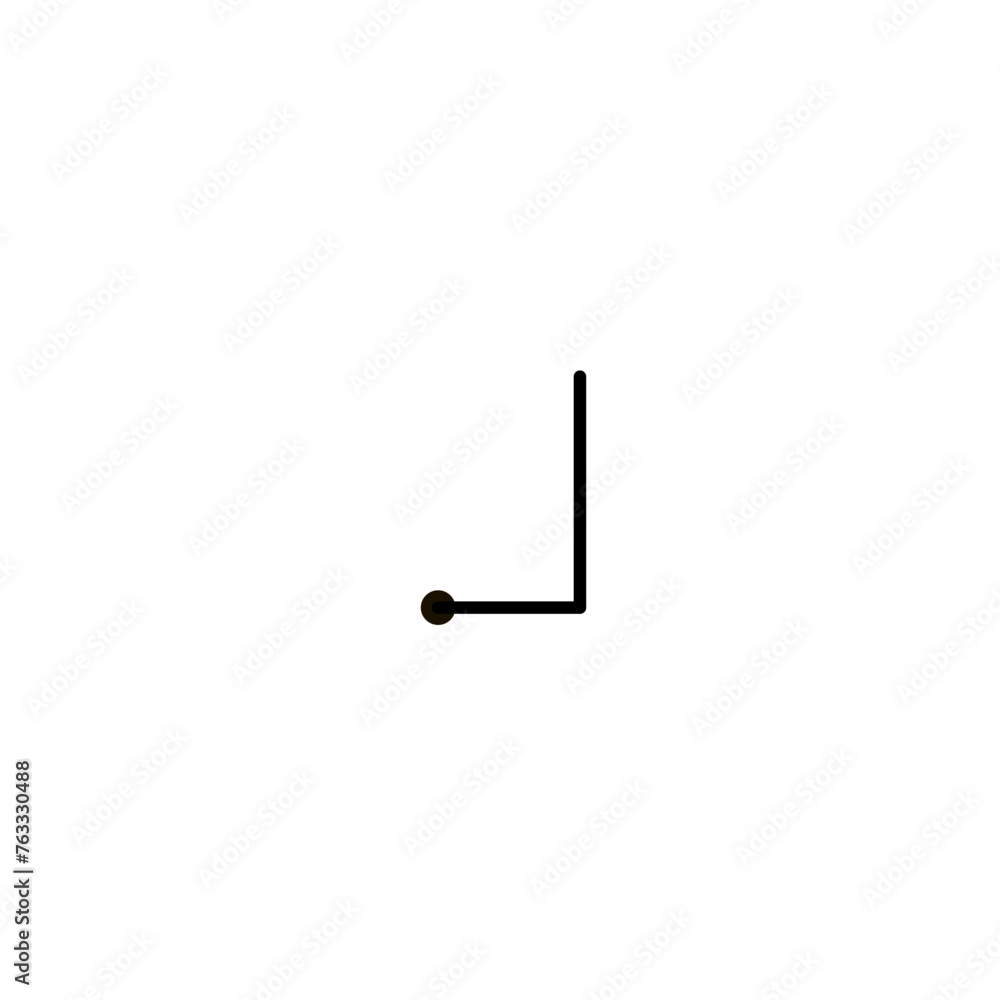 Vector infographic pointer line Vector infographic pointer line