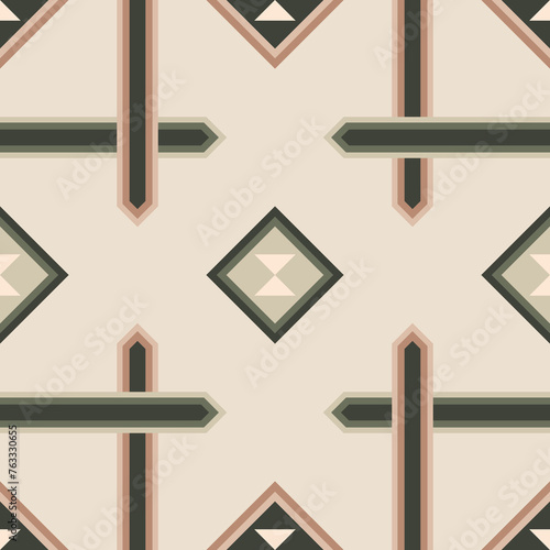 Native tribal fabric patterns. geometric shapes for traditional styles and seamless design. vector illustration photo