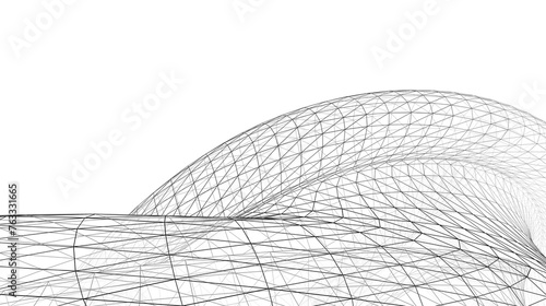 abstract geometric background 3d rendering © Yurii Andreichyn