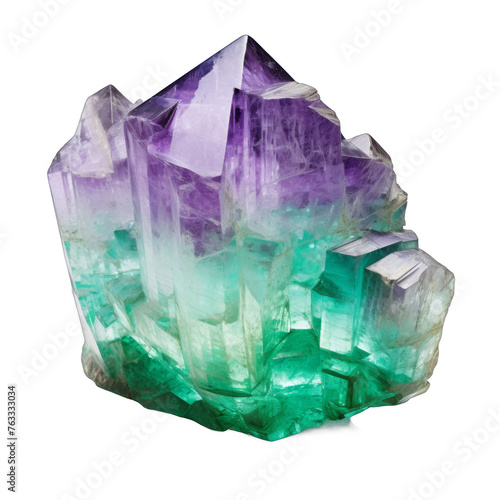 Fluorite isolated on transparent background