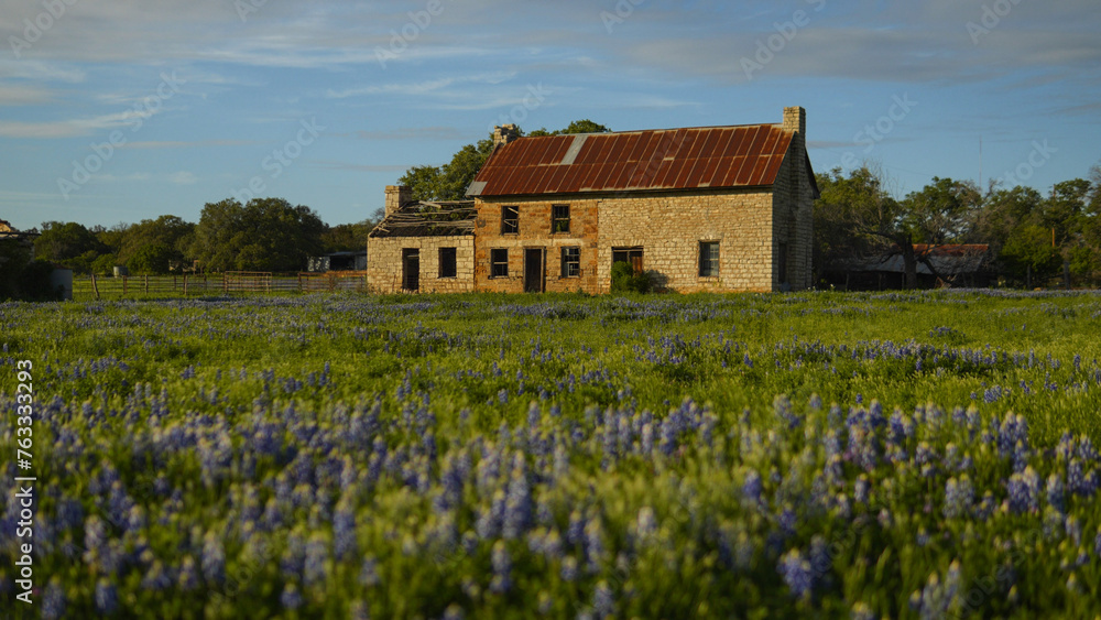 Bluebonnet House in Marble Falls, Texas, USA