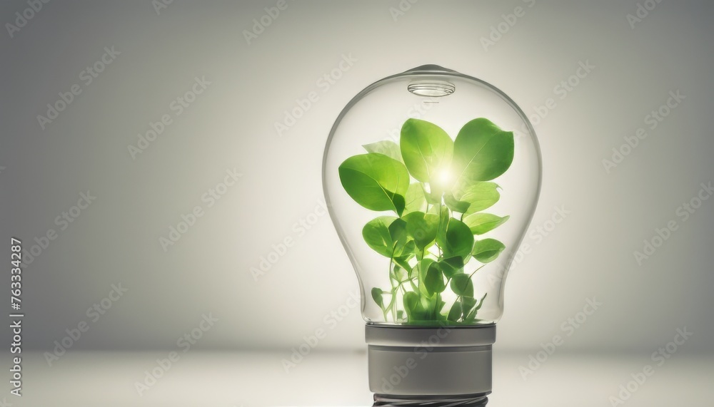 Energy saving eco lamp, made with green sprout and leaves,isolated on white background. Energy saving eco lamp, made with green sprout and leaves,isolated on white background.