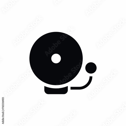 Fire Bell Alarm icon vector