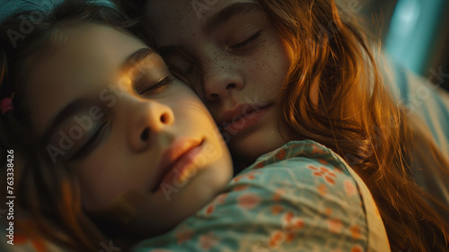 two children as siblings or...