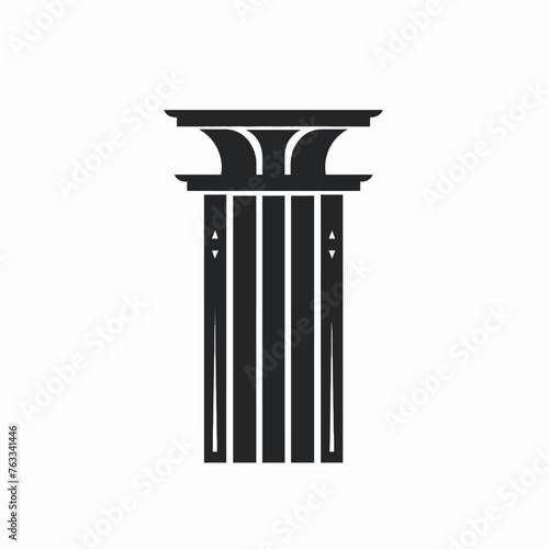 minimalistic pillar icon