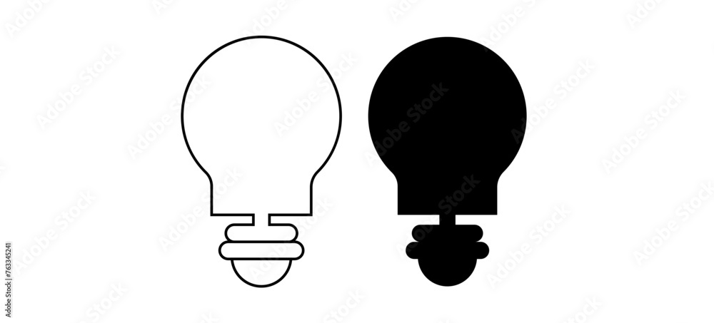 2d illustration bulb future technology, innovation background, creative idea concept 2d illustration bulb future technology, innovation background, creative idea concept