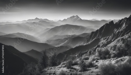 Mountain covered in snow under a cloudy sky