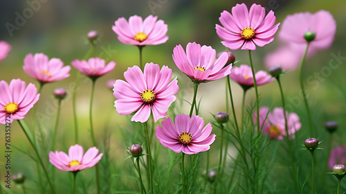 pink cosmos flower  high definition hd  photographic creative image 