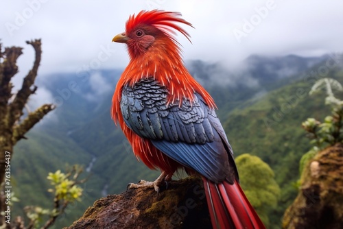 Male Andean Cock-of-the-rock Rupicola peruvianus photo