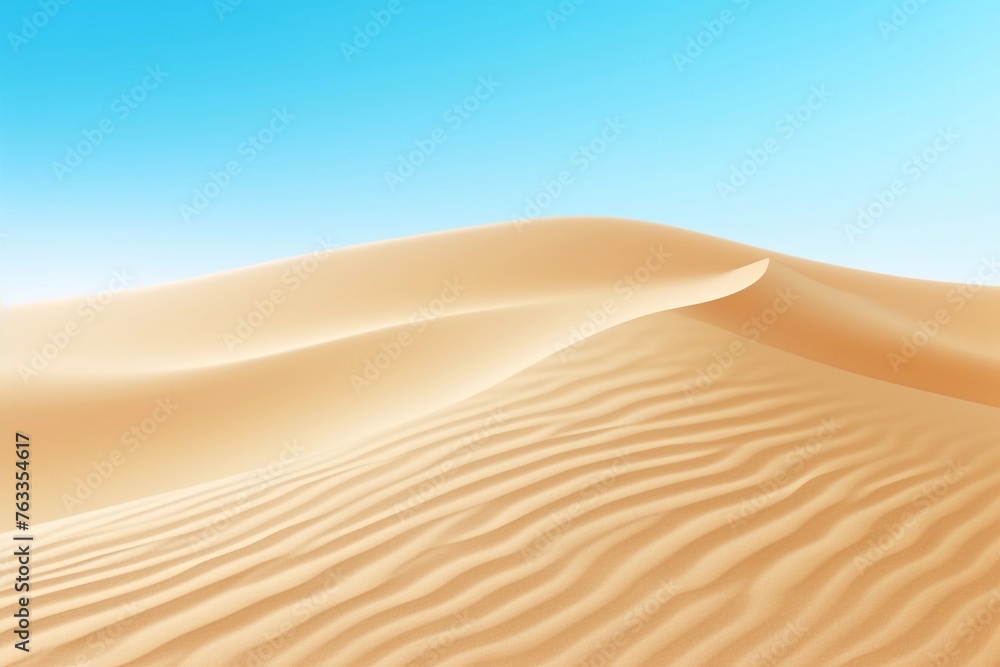 Summer background of beach vacation holiday them, sand dunes in the desert. 