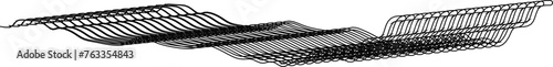 black and white fence with alpha channel