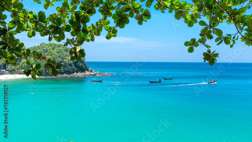 Fototapeta Naklejka Na Ścianę i Meble -  Beautiful Freedom Beach on Phuket Island near Patong.