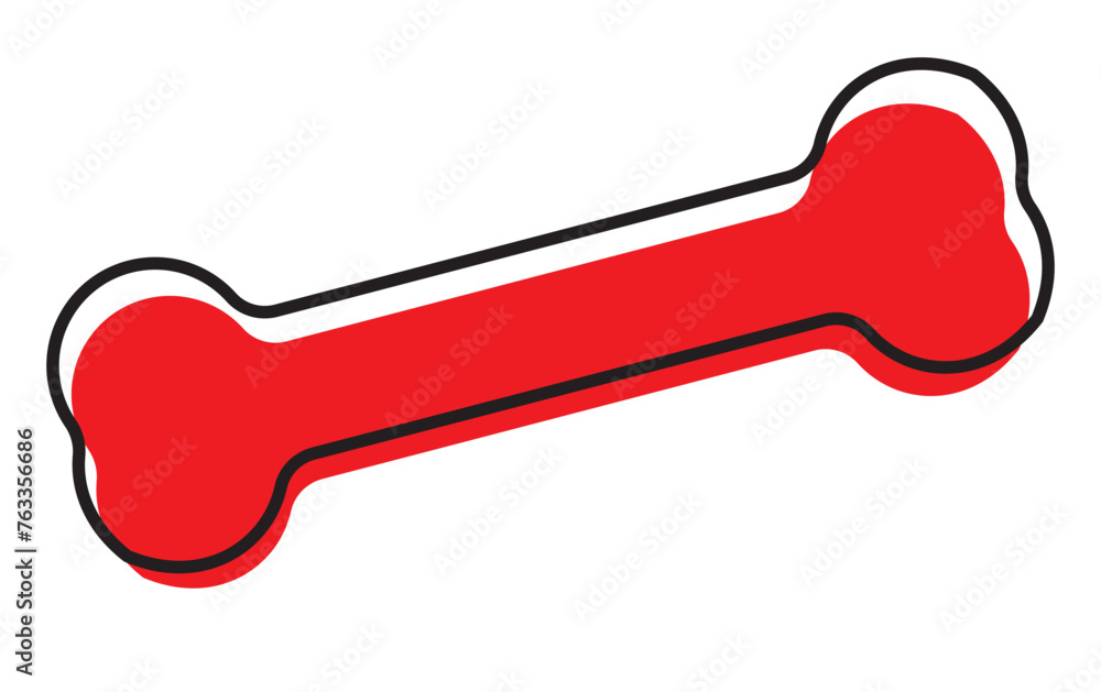 Dog bone flat and line icons. Isolated vector logo illustration. Dog bone flat and line icons. Isolated vector logo illustration.