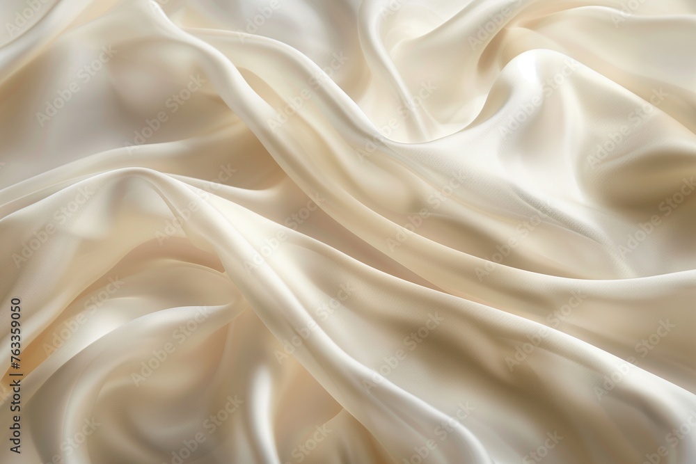 Veils of beauty cream gently draping over the surface, creating a soft, velvety sheen of opulence.