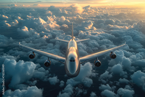 Skyward Soaring: Contemporary Aircraft in Flight