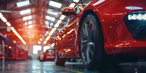 Showcasing Automotive Excellence in a State-of-the-Art Manufacturing Facility © Duanporn