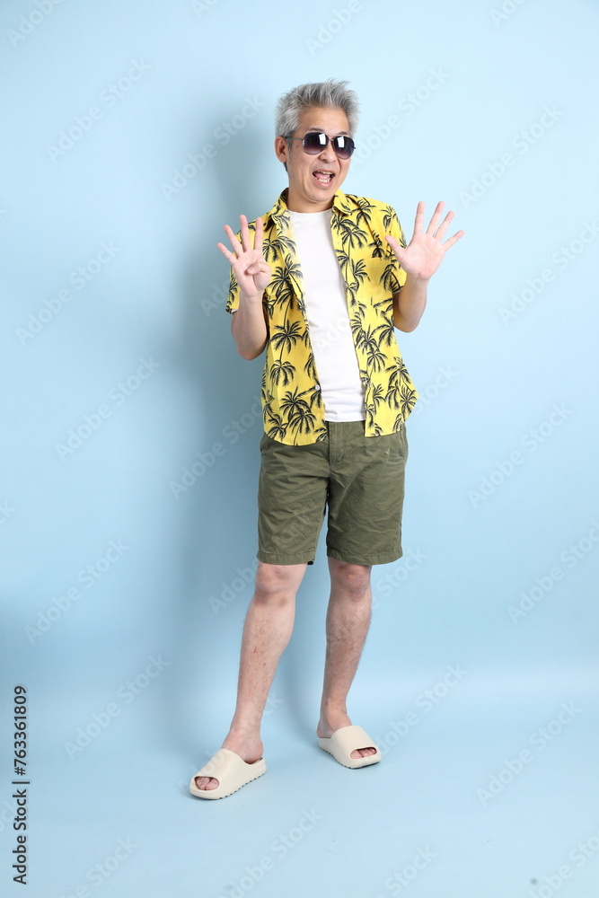 60s Senior in Summer vacation 60s Senior in Summer vacation