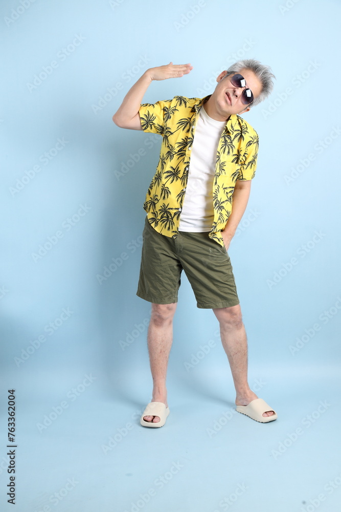 60s Senior in Summer vacation 60s Senior in Summer vacation