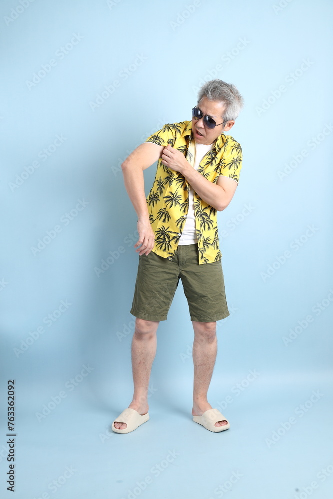 60s Senior in Summer vacation 60s Senior in Summer vacation