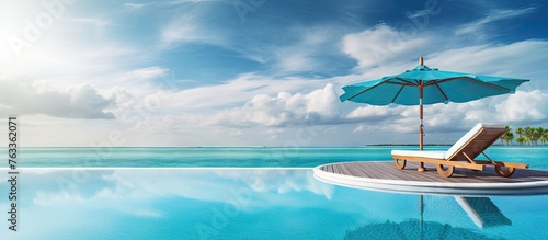 Poolside lounge chair and u...