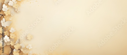 Decorative paper flower bor...