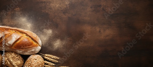 A close-up of a whole grain...