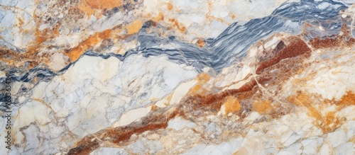 Colorful marble surface close-up pattern