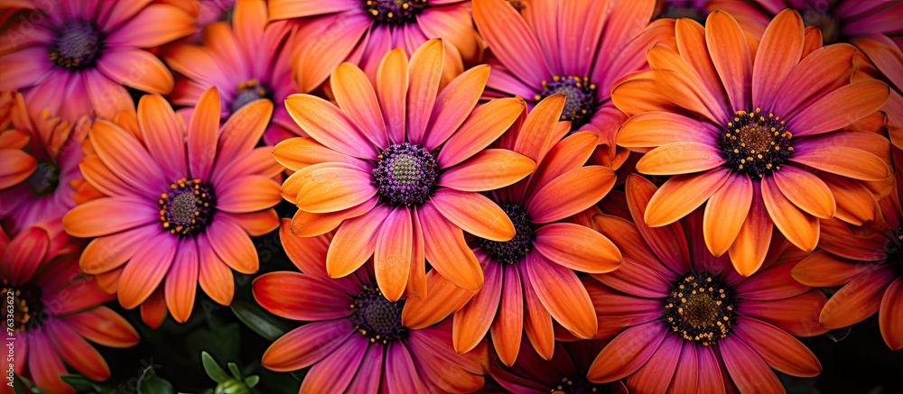 Orange Flowers in a Cluster Orange Flowers in a Cluster