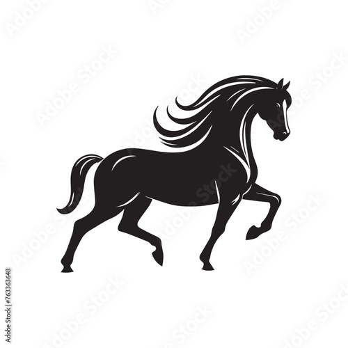  Arabian horse on isolated with clean white  background 