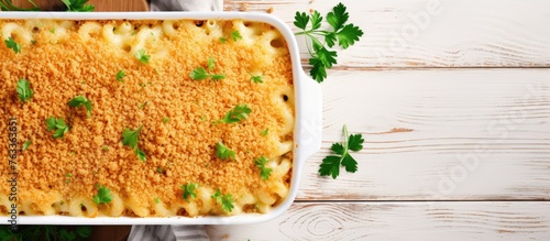 Close-up of casserole dish ...