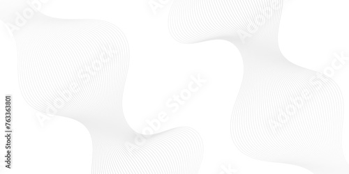 Abstract white digital blend wave lines and technology background. Modern white flowing wave lines and glowing moving lines. Futuristic technology and sound wave lines background.