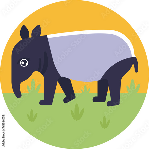 Representing the Tapir as a trailblazer of Brazil's biodiversity, this icon celebrates its significance as an emblem of conservation efforts in the country.