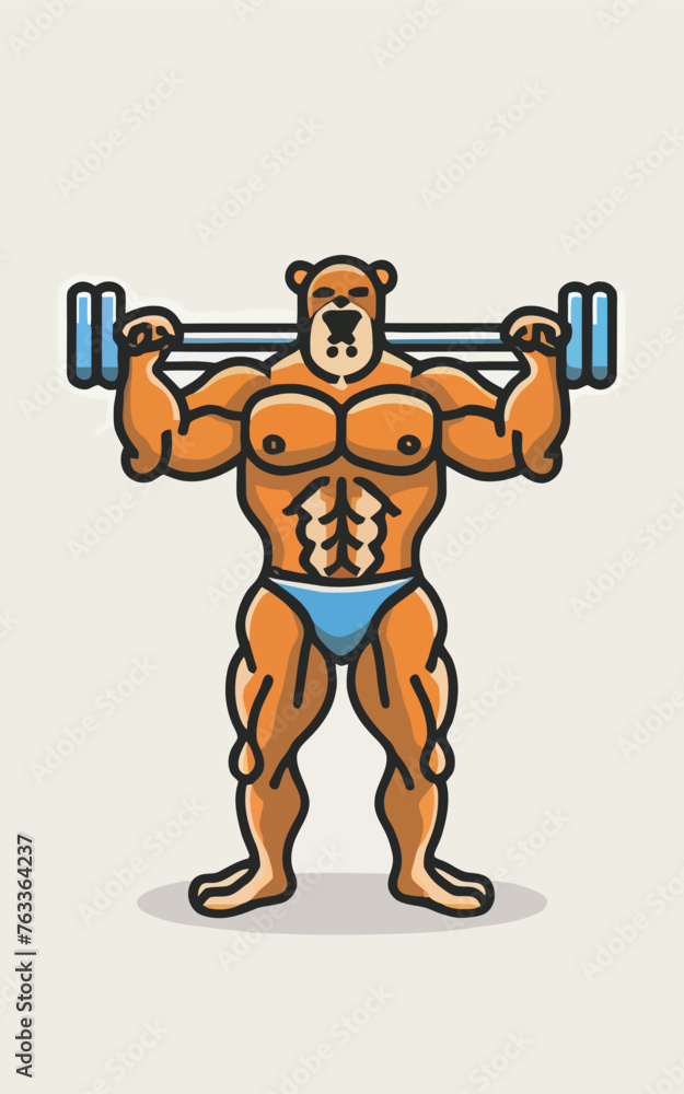 red white black modern style minimalist lines of a strong muscle pose strong body builder anatomy man at gym with bundle Doing exercises in all body positions using different gym equipment red white black modern style minimalist lines of a strong muscle pose strong body builder anatomy man at gym with bundle Doing exercises in all body positions using different gym equipment