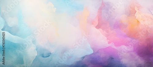 Person under vibrant sky, Abstract acrylic background