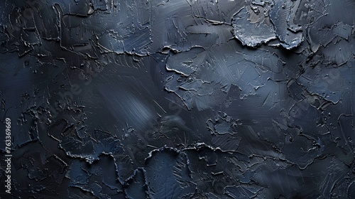 Visualize a dark textured background navy blue and black mimicking the rugged beauty of toned rough concrete for design