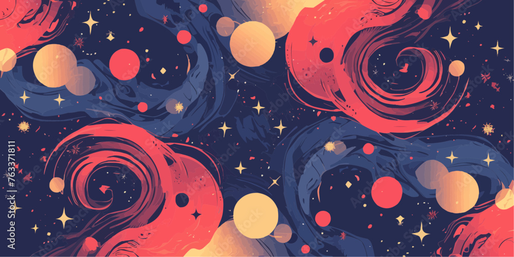 Dynamic Spectrum: Abstract Colorful Design Vector Banner Background