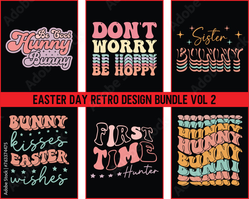  Easter Retro Design Bundle Vol 2,Easter Retro design Bundle, Groovy Style Easter Day Design Bundle,funny easter,Easter Vintage Retro design Bundle,Cut Files Cricut,Silhouette