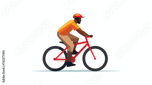 Riding bike icon flat icon islated on white background