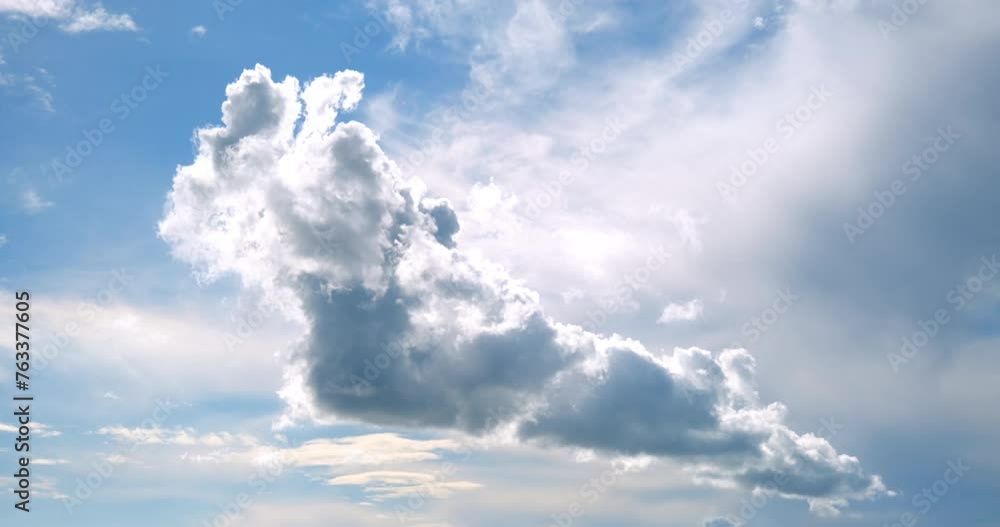 Behold the Majestic Symphony of Clouds Unfolding Across the Vast Canopy 
