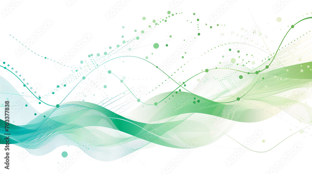 An abstract representation of financial growth with graphs and rising arrows Background digital data visualization of financial markets Colors green and blue graphs on a white background symb An abstract representation of financial growth with graphs and rising arrows Background digital data visualization of financial markets Colors green and blue graphs on a white background symb
