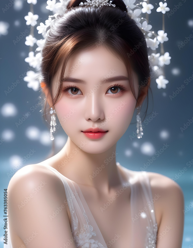Beautiful and cute Asian girl model's glowing clear and moisturized skin, skin care, freshness and beauty images.
綺麗な女性の美容イメージ Beautiful and cute Asian girl model's glowing clear and moisturized skin, skin care, freshness and beauty images.
綺麗な女性の美容イメージ