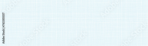 シンプルな水色の手書きのグリッド - 格子柄･方眼紙の背景素材 - 横長パノラマ