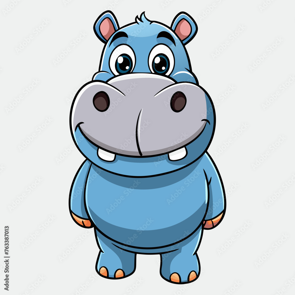 hippopotamus vector illustration hippopotamus vector illustration