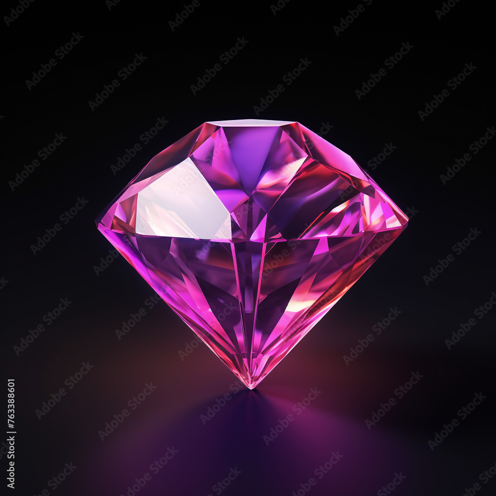 3d icon, one cartoon toy diamond,3d lllustration, sleek, game props сreated with Generative Ai 3d icon, one cartoon toy diamond,3d lllustration, sleek, game props сreated with Generative Ai