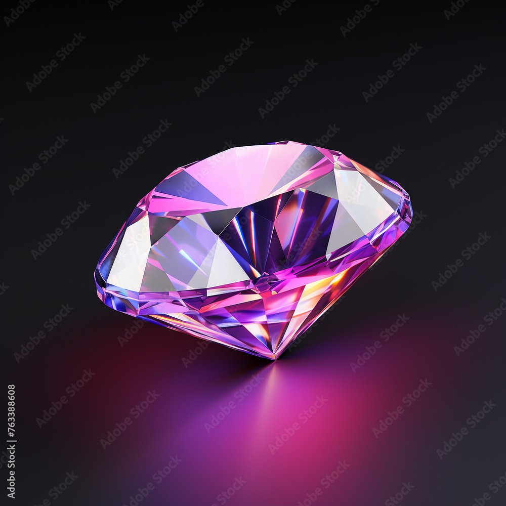 3d icon, one cartoon toy diamond,3d lllustration, sleek, game props сreated with Generative Ai 3d icon, one cartoon toy diamond,3d lllustration, sleek, game props сreated with Generative Ai