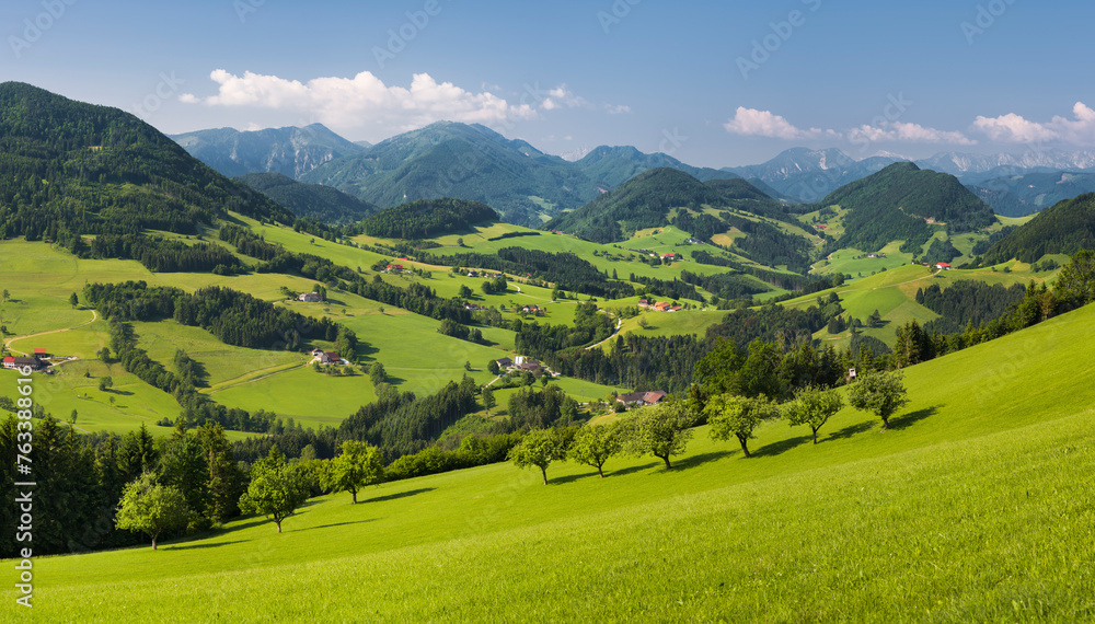 oberösterreichisches Alpenvorland nahe Maria Neustift, Oberösterreich, Österreich
