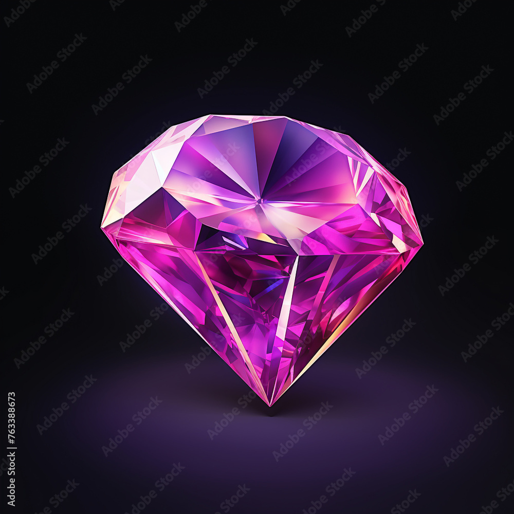 3d icon, one cartoon toy diamond,3d lllustration, sleek, game props сreated with Generative Ai 3d icon, one cartoon toy diamond,3d lllustration, sleek, game props сreated with Generative Ai